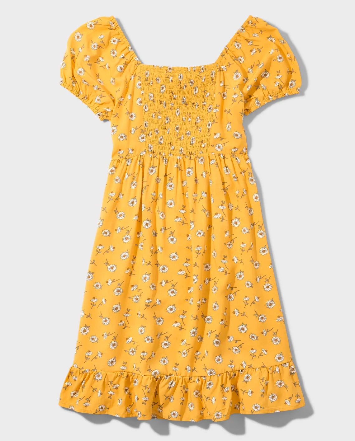 Vestido amarillo floreado adolescente (10-18) promo 2x1000
