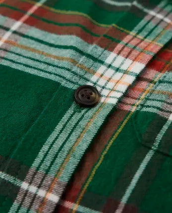 Camisa verde cuadros Gymboree niño 2 a 12 años formal thanksgiving 16363248