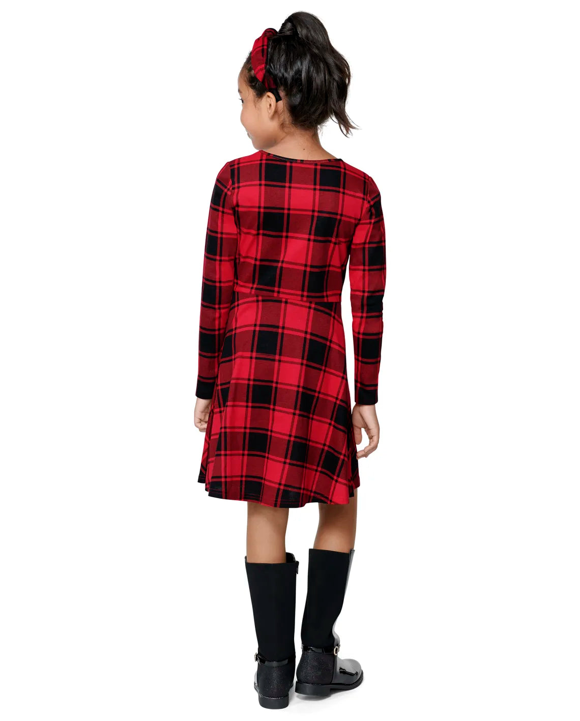 Vestido rojo cuadros Children's Place 09657840