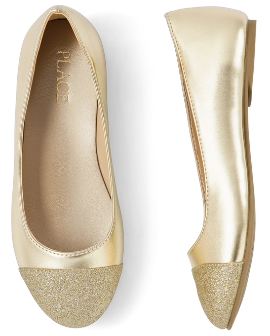 Zapatillas doradas niña Childrens Place 13-6Y Youth promo 4x1000