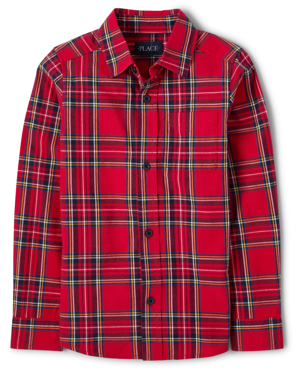 Camisa roja cuadros Childrens place niño formal ROJO NEGRO AMARILLO 88678384