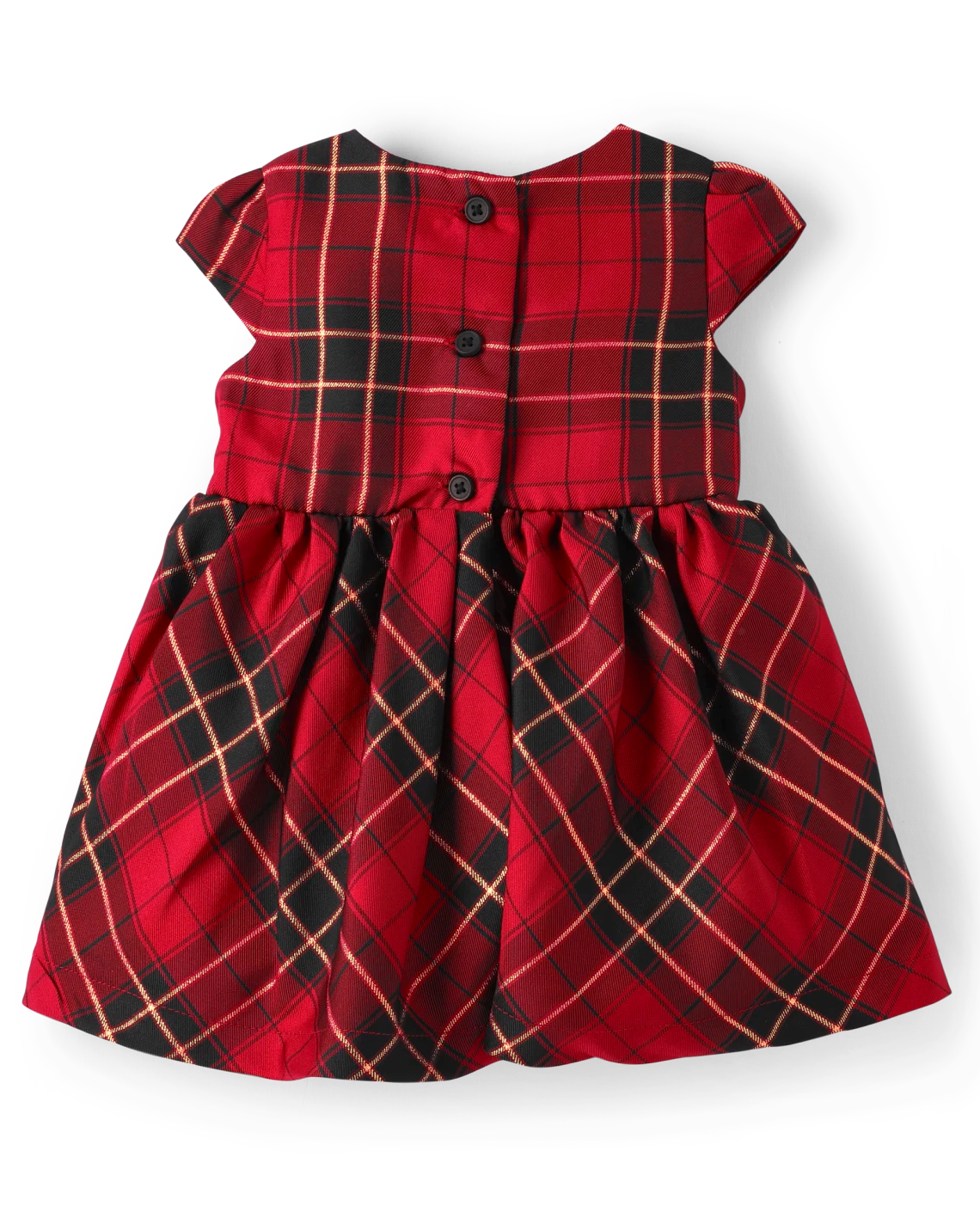 Vestido rojo cuadros bebe Childrens Place 6 a 12 meses 94259184