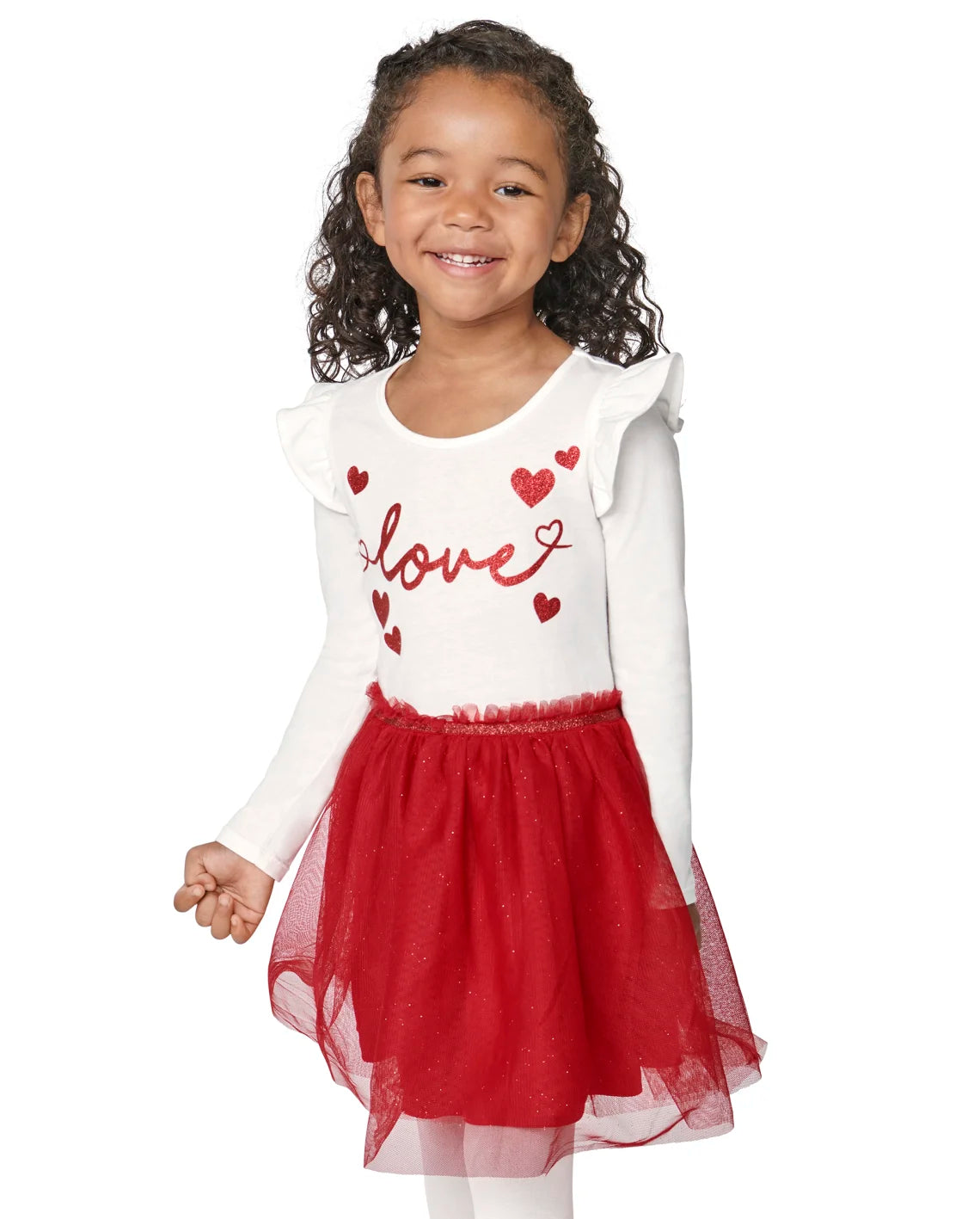 Vestido love rojo childrens place niña
