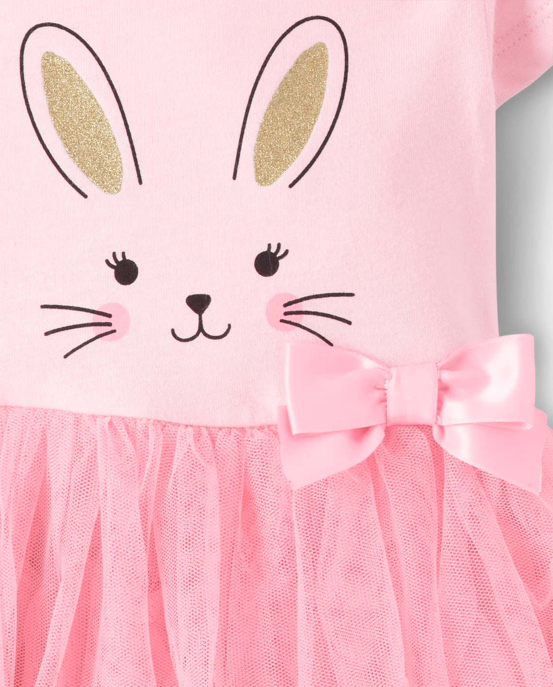 Vestido conejo rosado bebe niña place