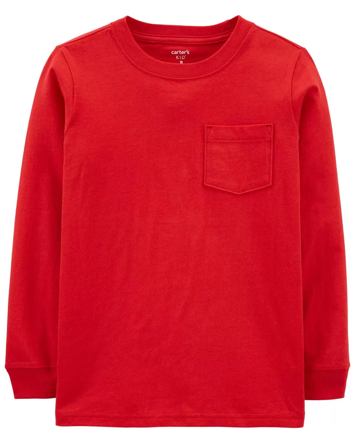 Camisa roja manga larga Cárters niño 2 a 12 años