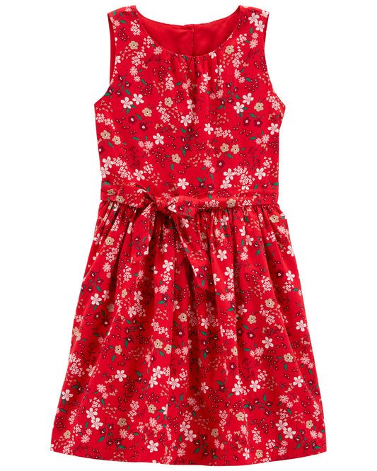 Vestido rojo flores carters 95654128