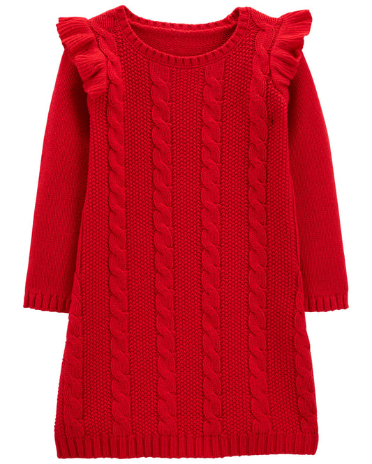 Vestido rojo niña sueter sweater carters 46650096