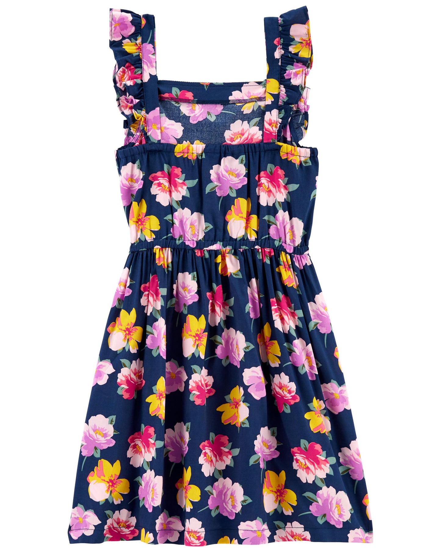 Vestido niña azul flores carters 5-14 años