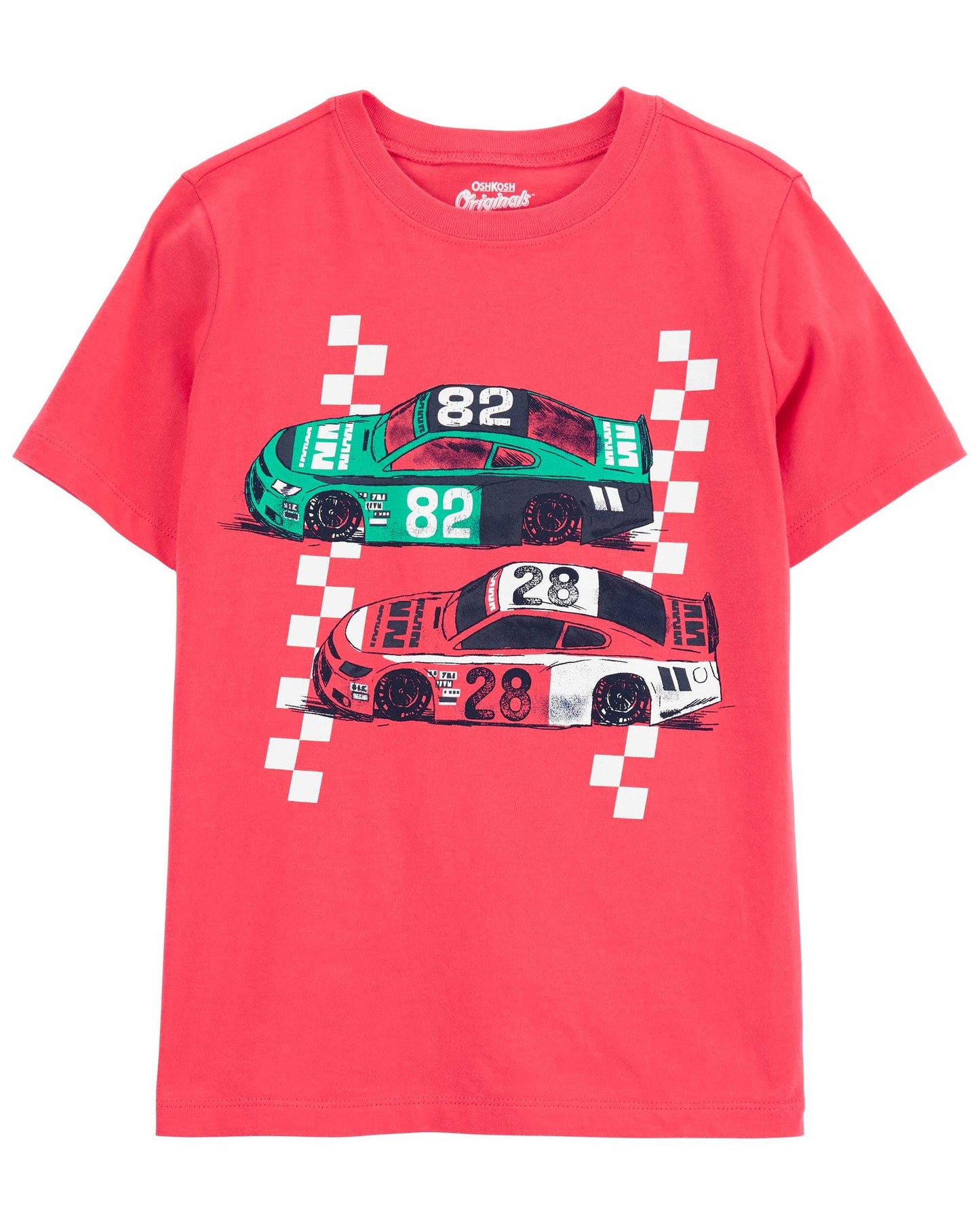 Camisa carros anaranjada niño Carters promo 4x1000