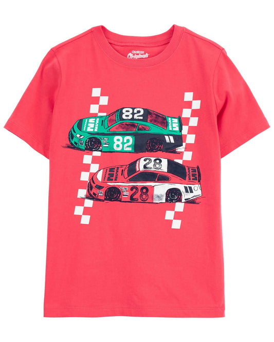 Camisa carros anaranjada niño Carters promo 4x1000