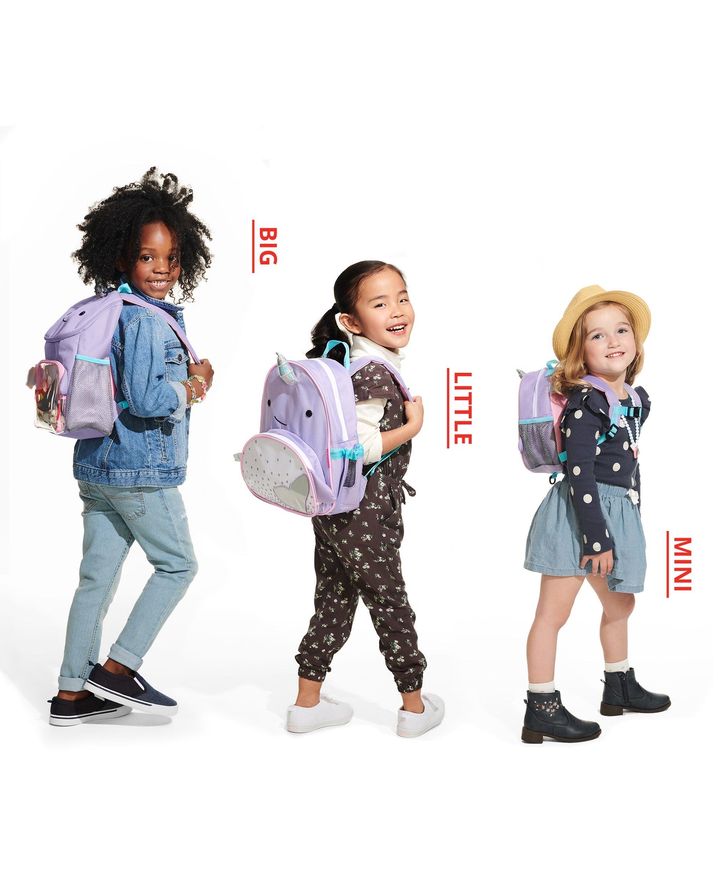 Mochila Skip hop delfin unicornio grande bye Carters