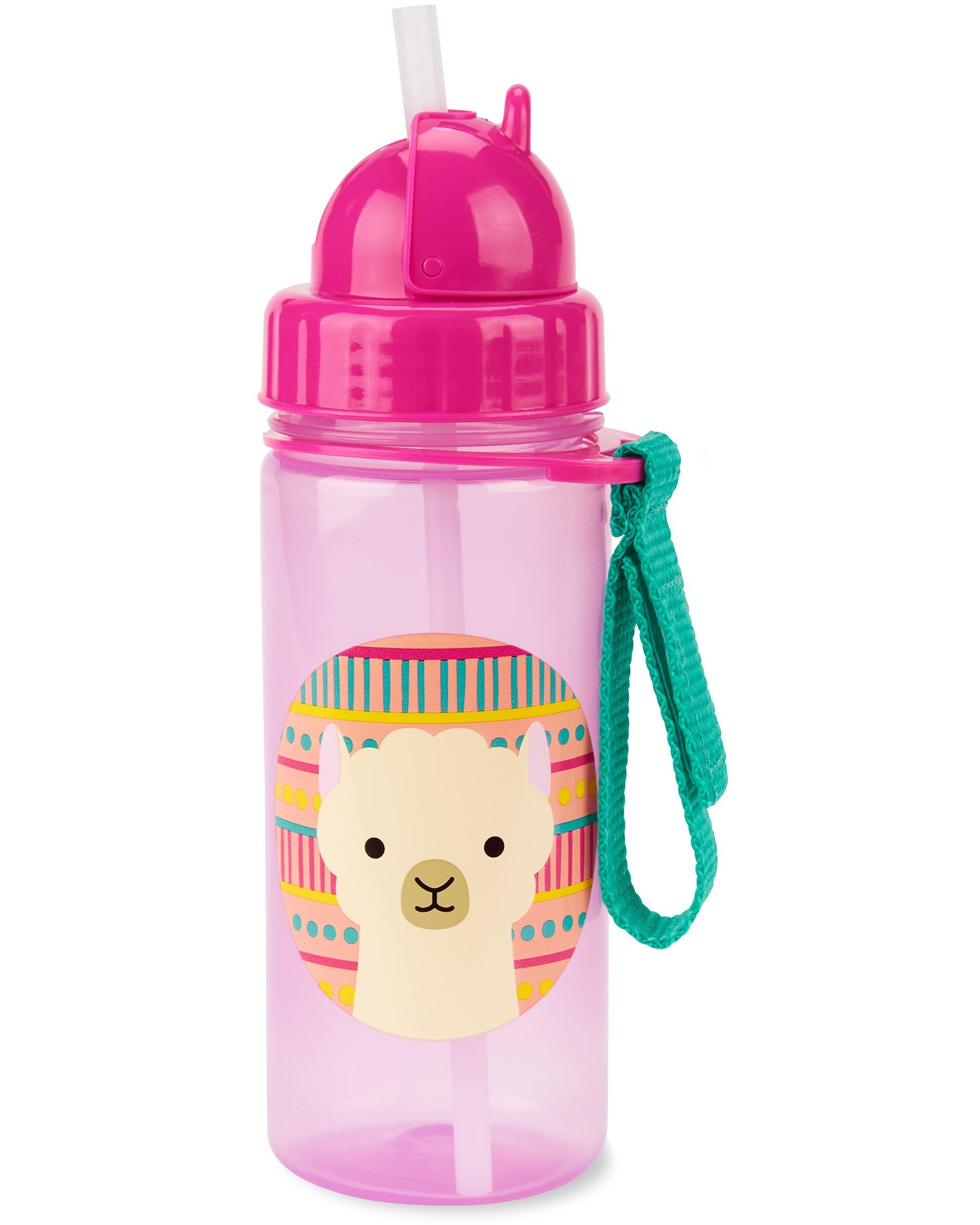 Termo Skip hop llama 13 oz plastico pajilla