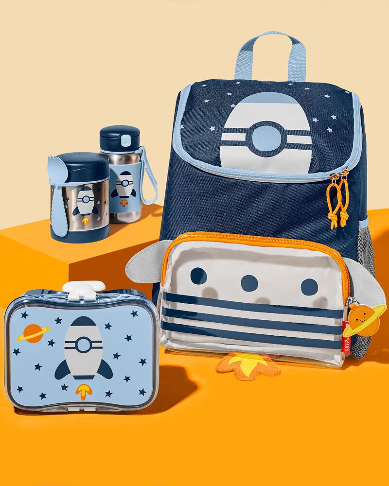 Mochila Skip hop cohete azul grande