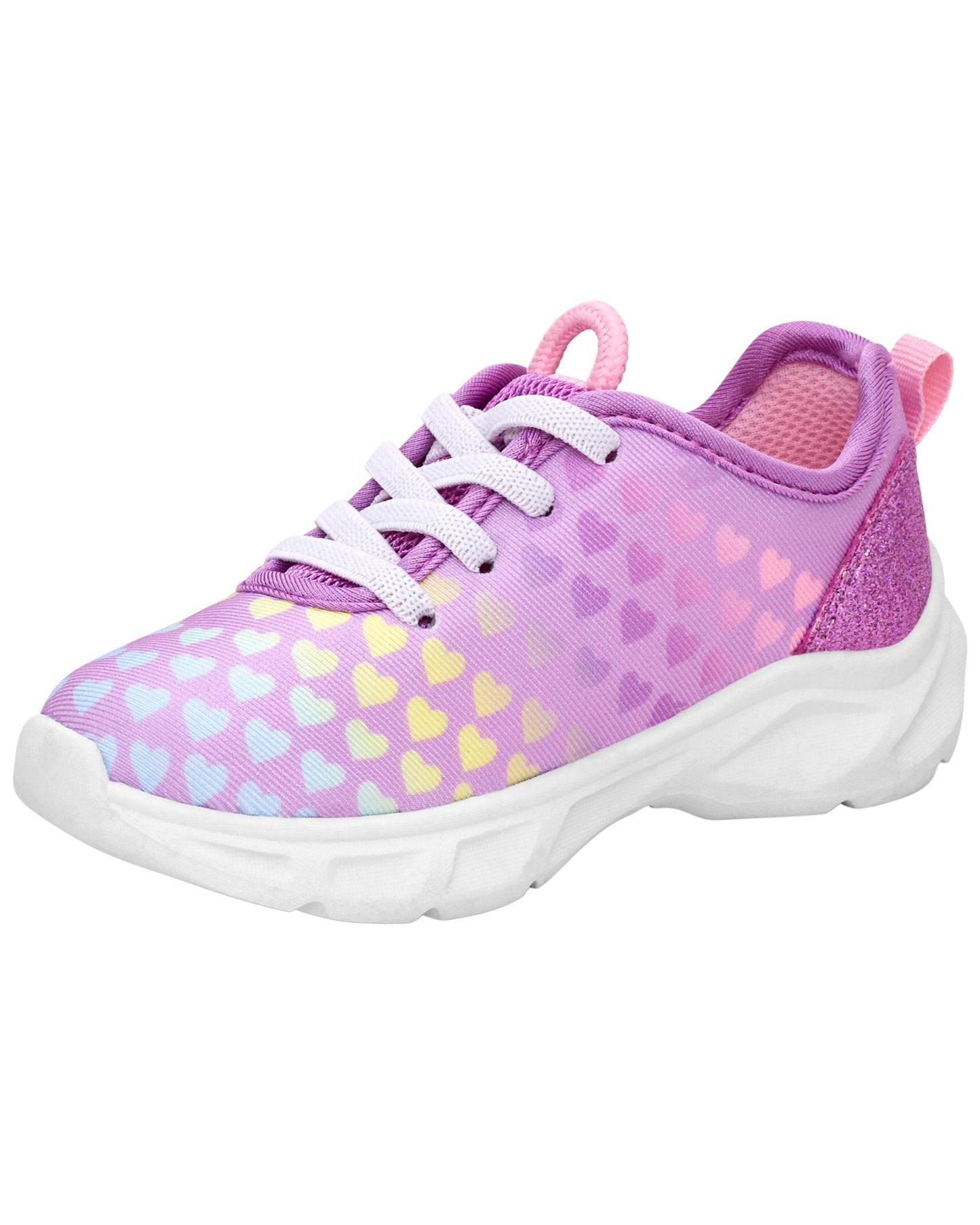 Tenis niña Oshkosh rosado morado luces