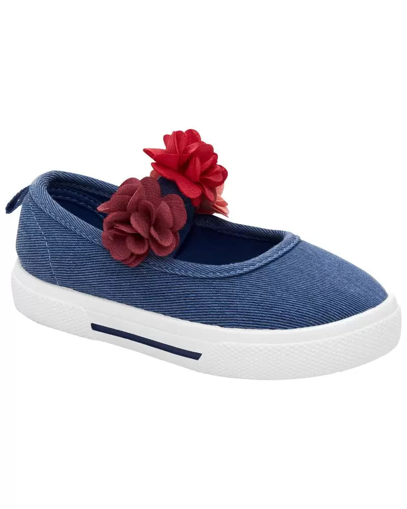 Zapatillas Tenis azul jeans flores niña Carters – Kima Shop HN
