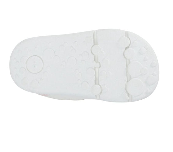 Tenis blancos flor rosada carters bebe