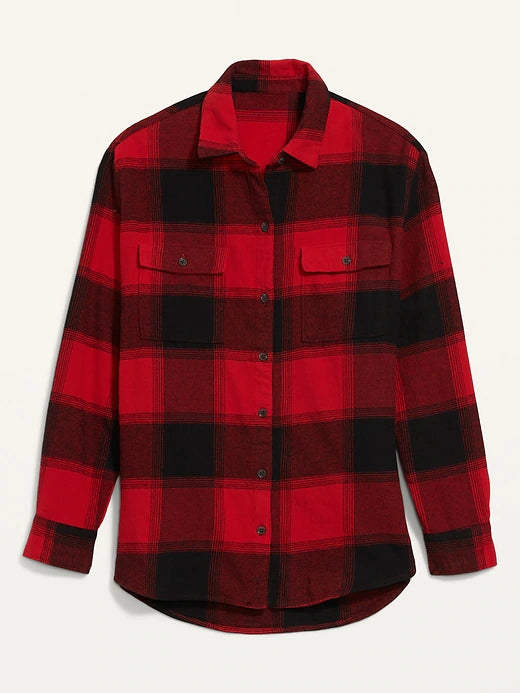 Camisa cuadros roja Old Navy Mujer 67782640