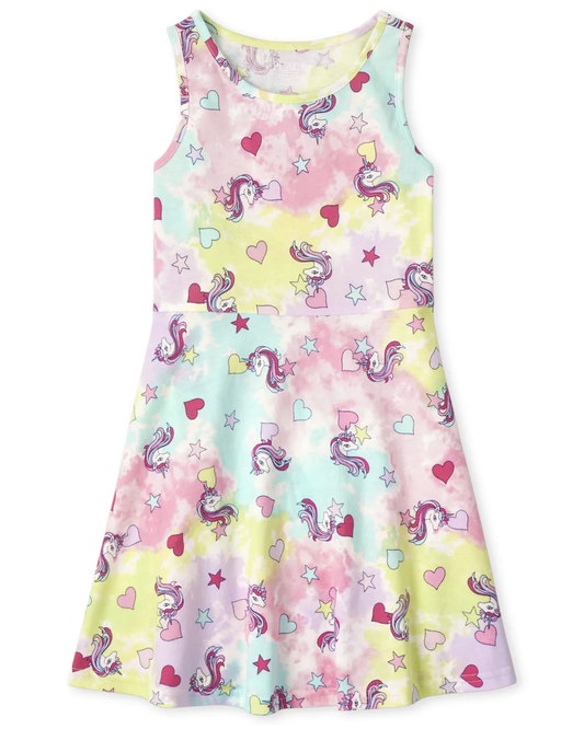 Vestido unicornio Childrens Place promo 4x1000