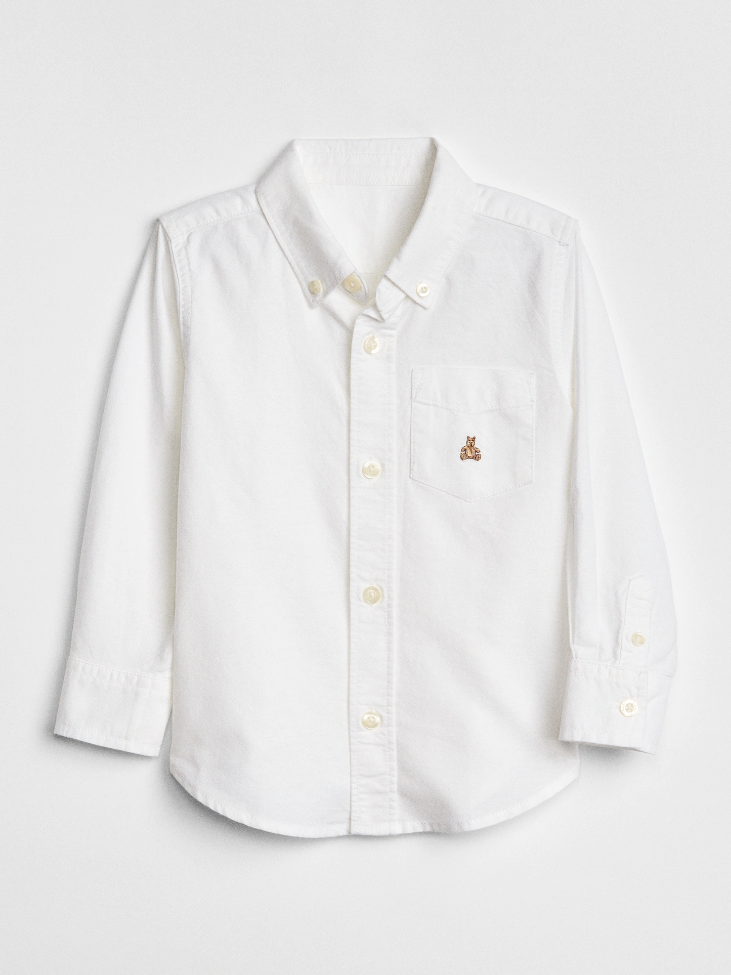 Camisa Blanca Gap Formal niño manga larga