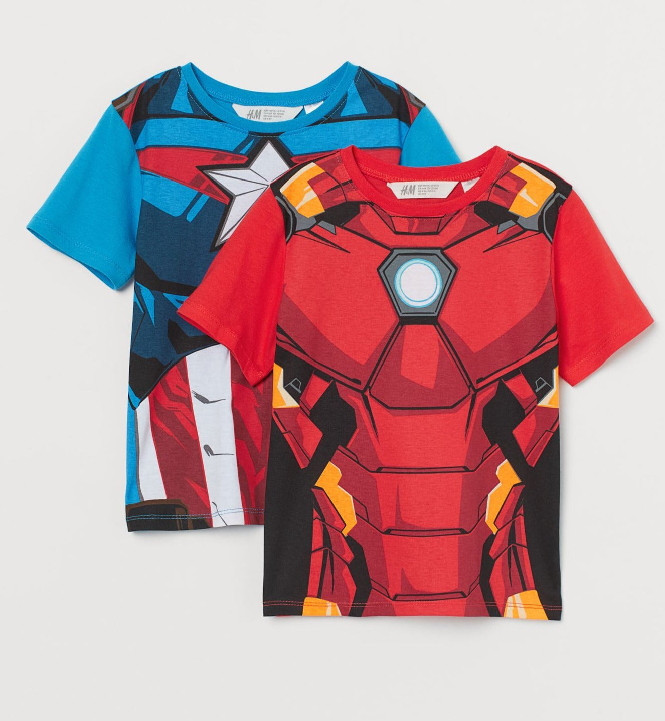Set Camisas Marvel H&M capitan america iron man – Kima Shop HN