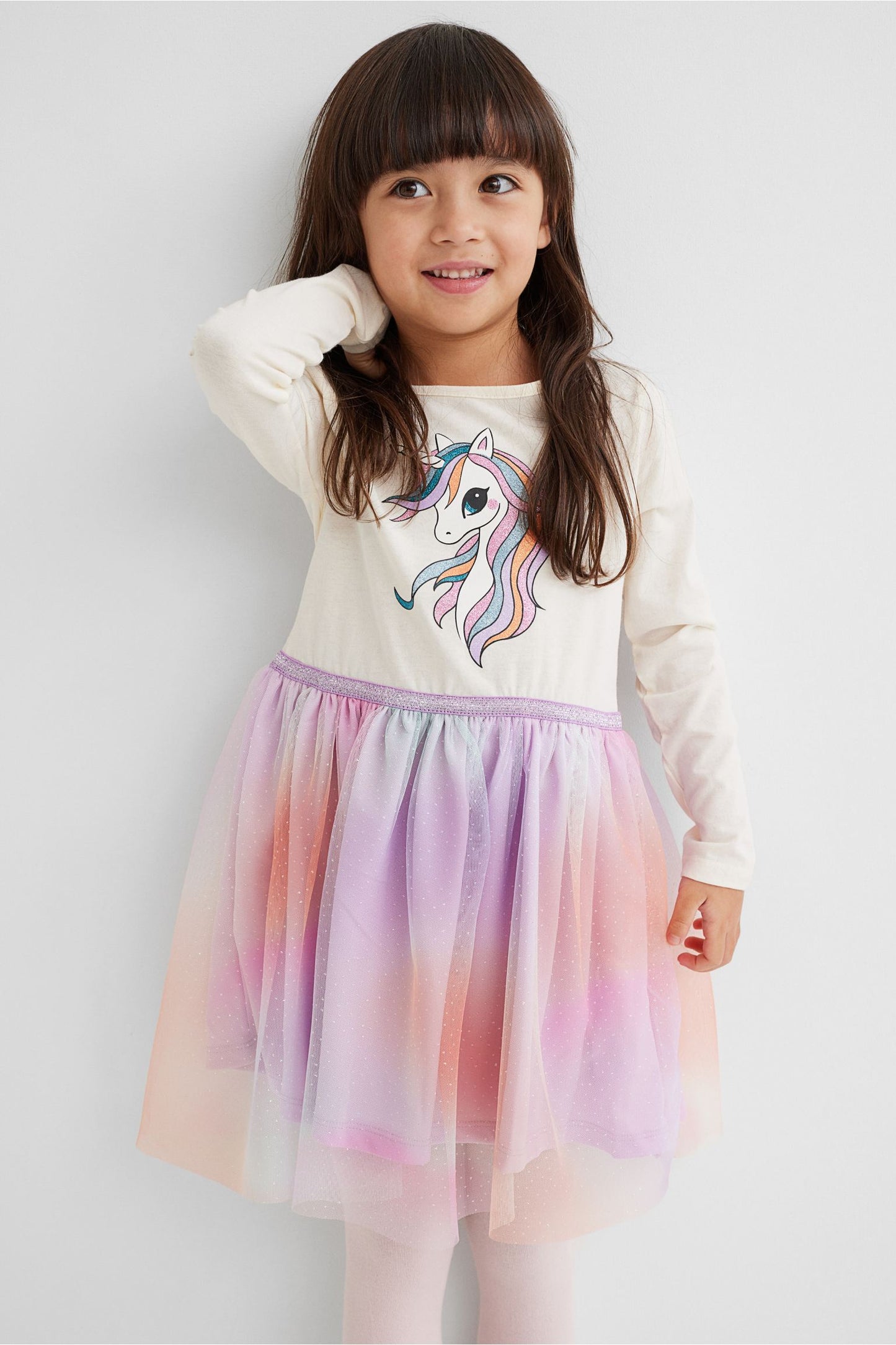 Vestido niña unicornio tutu H&M 74796784