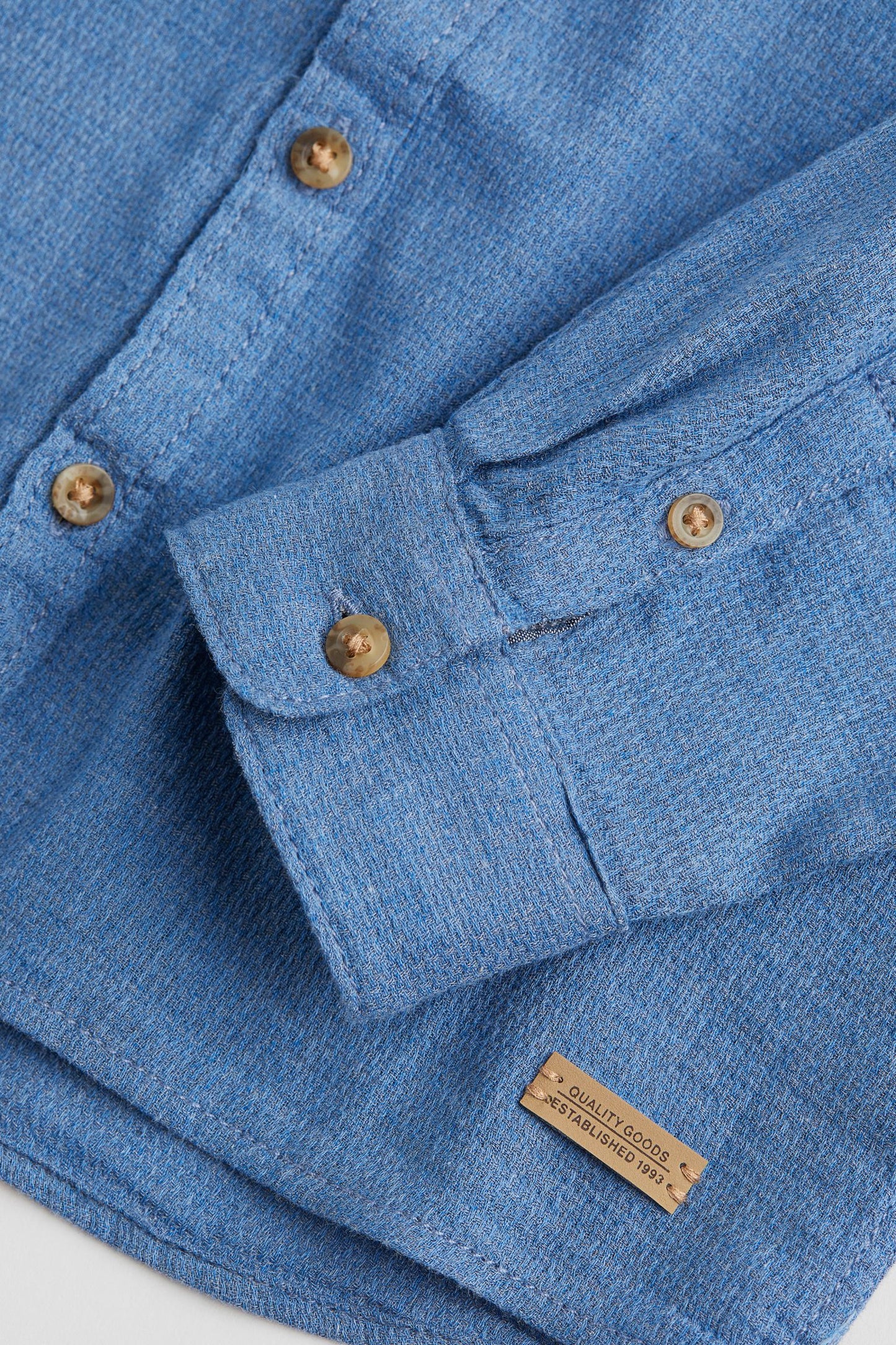 Camisa henley niño H&M formal azul