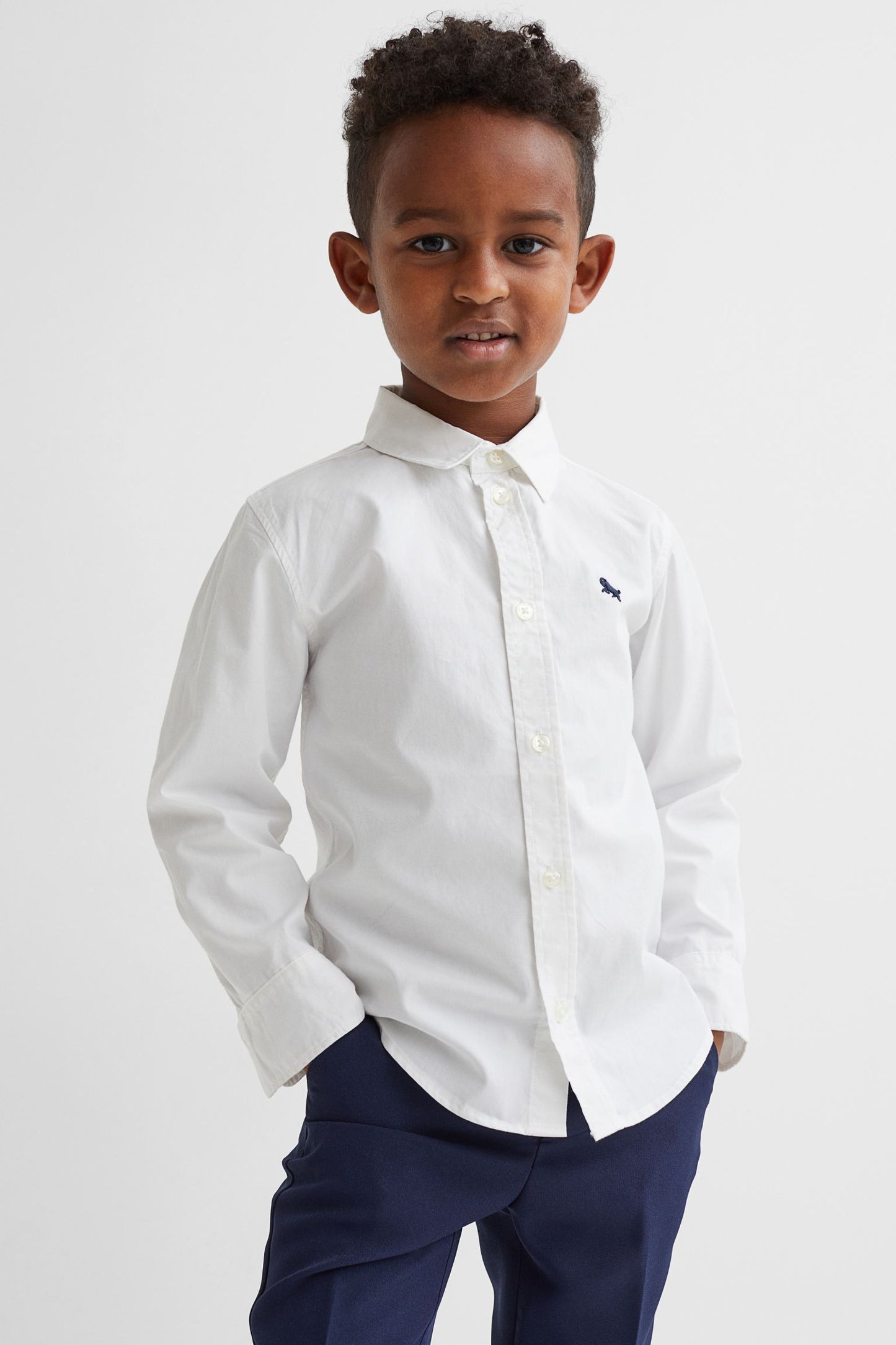 Camisa blanca formal niño H&M