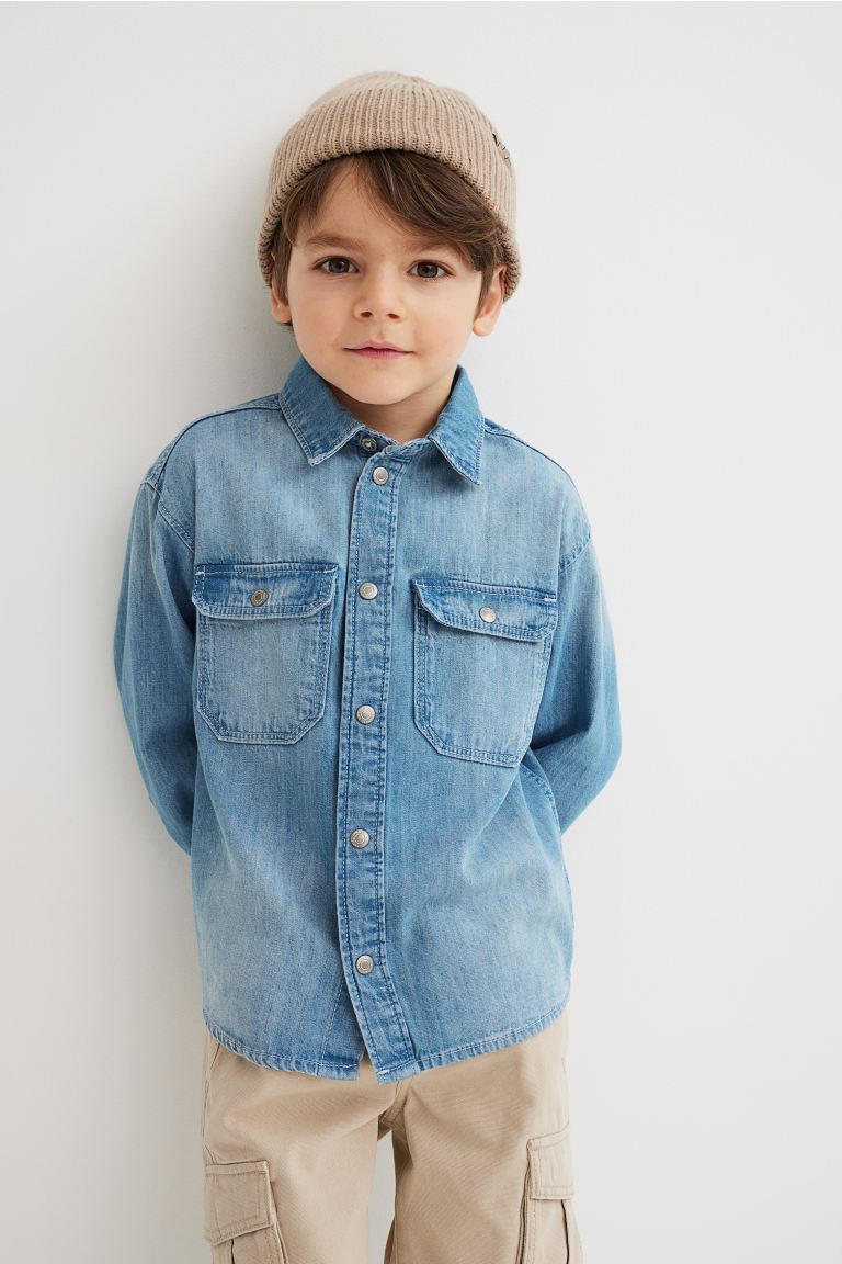 Camisa jeans niño H&M