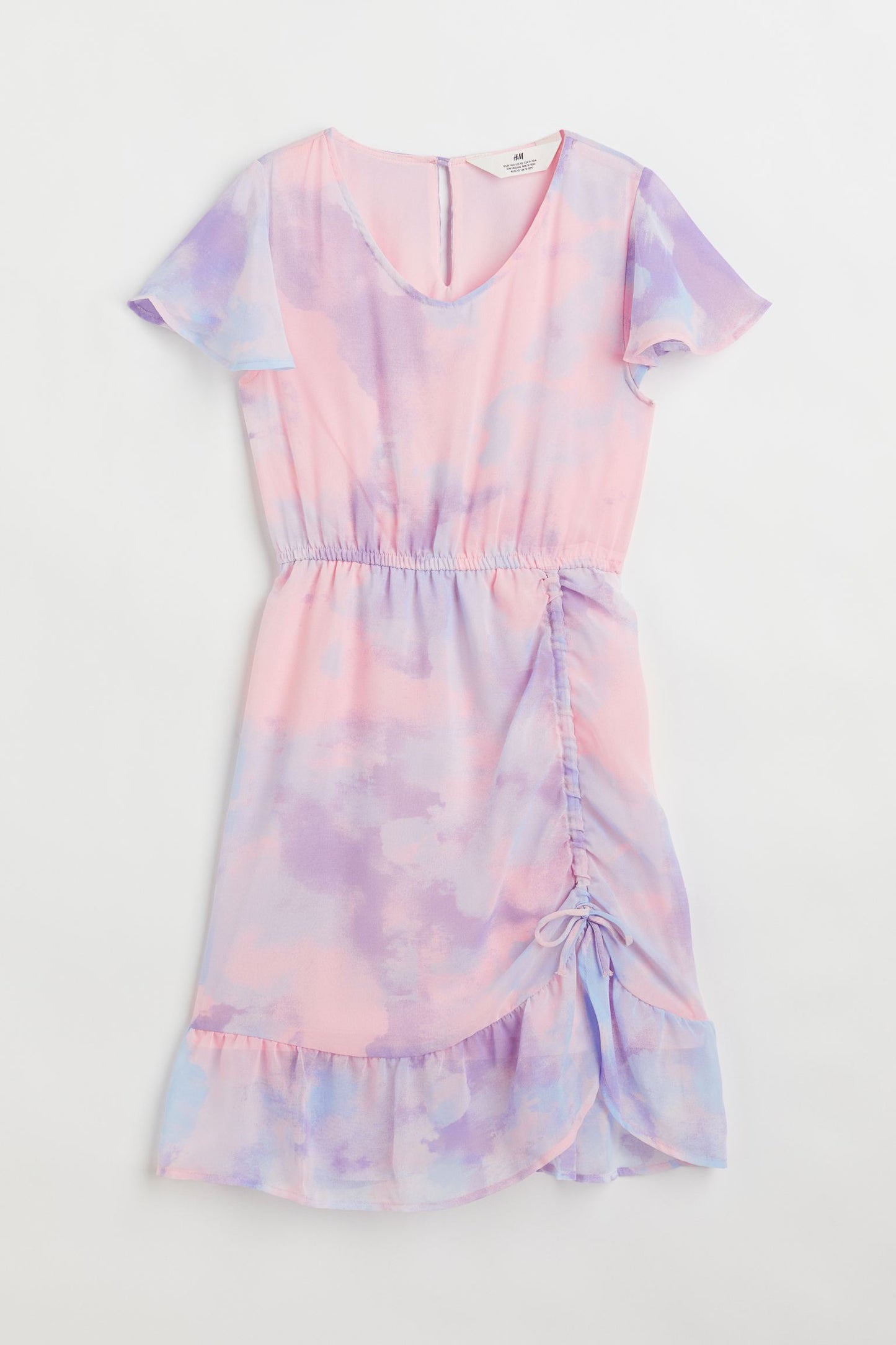 Vestido morado H&M 8 a 14+