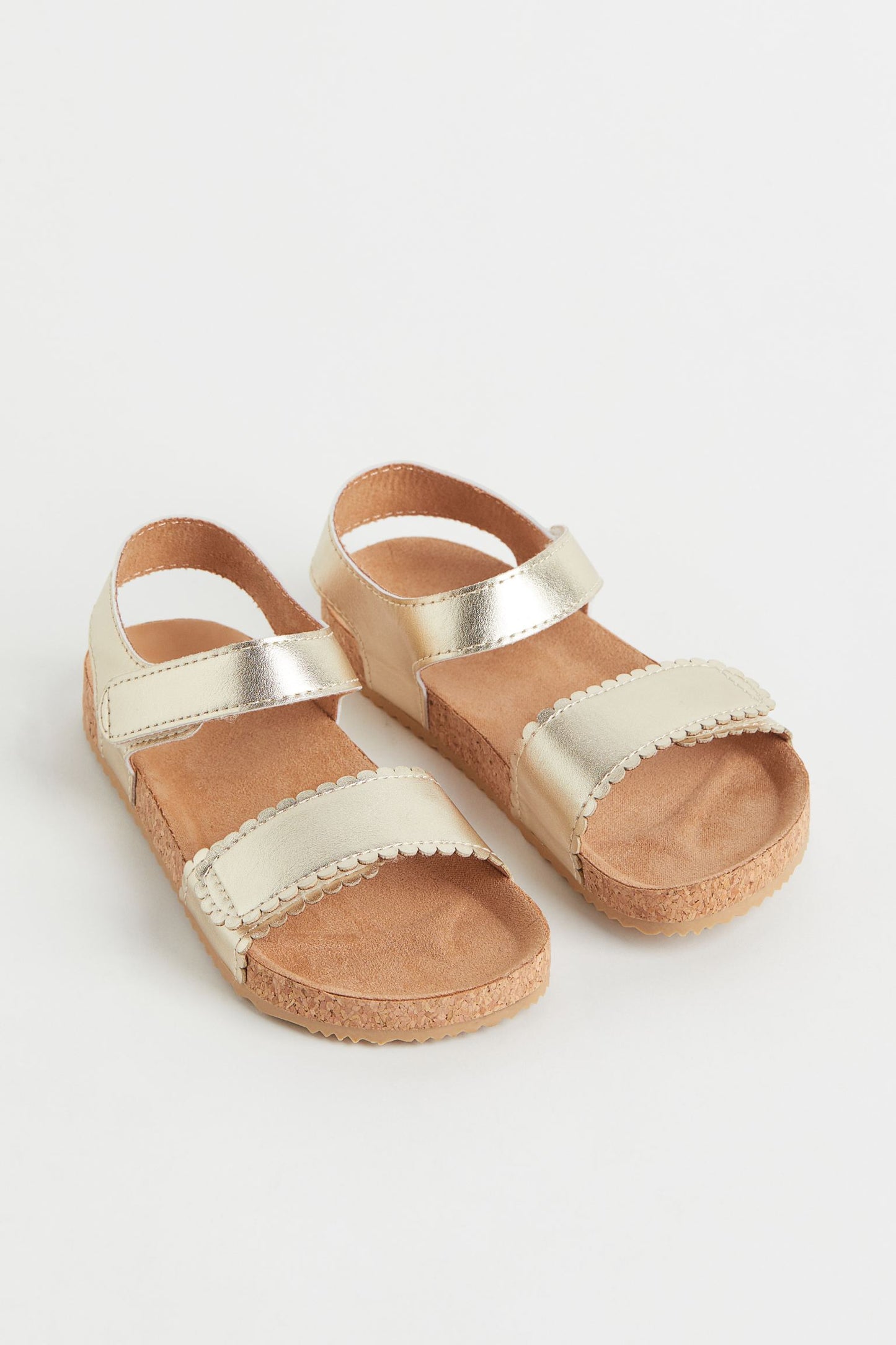 Sandalias doradas H&M niña