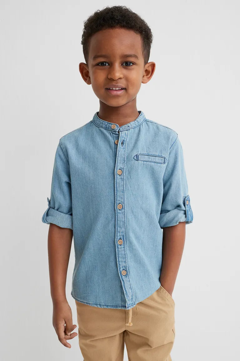 Set 2 piezas formal niño camisa jeans jogger H&M