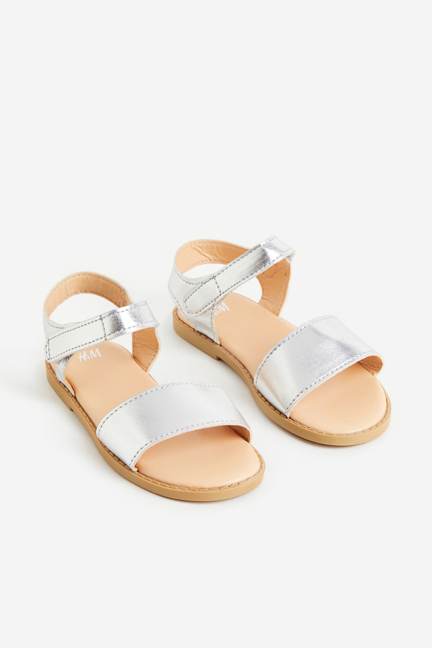 Sandalias H&M niña plateada