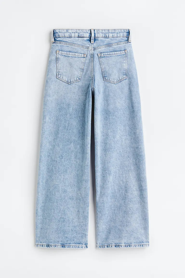 Pantalón jeans niña H&M azul acampanado1165482