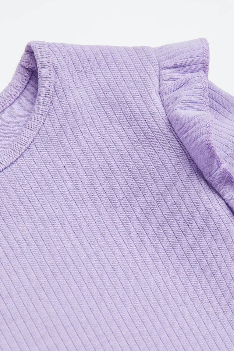 Camisa niña H&M morada manga larga
