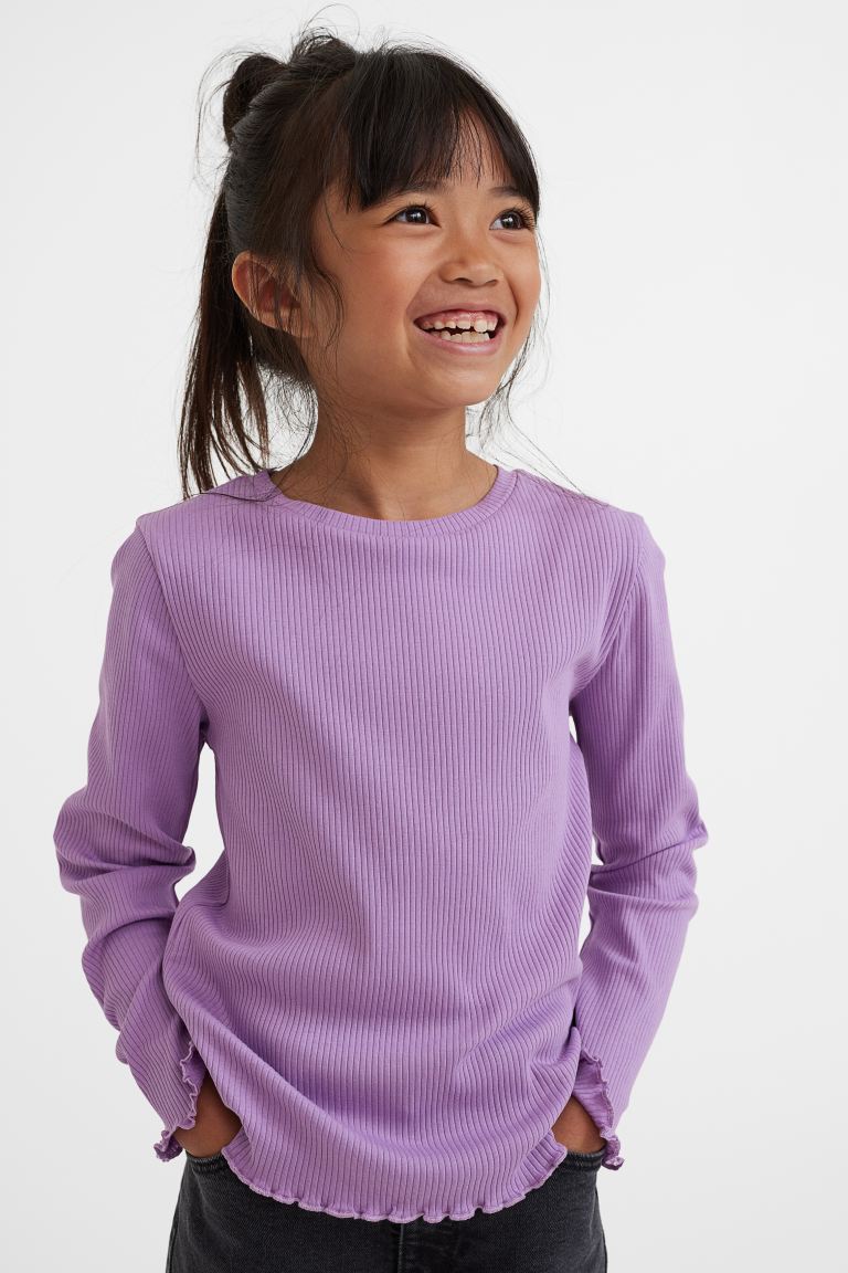 Set 2 camisas h&m cuello redondo roja o morada