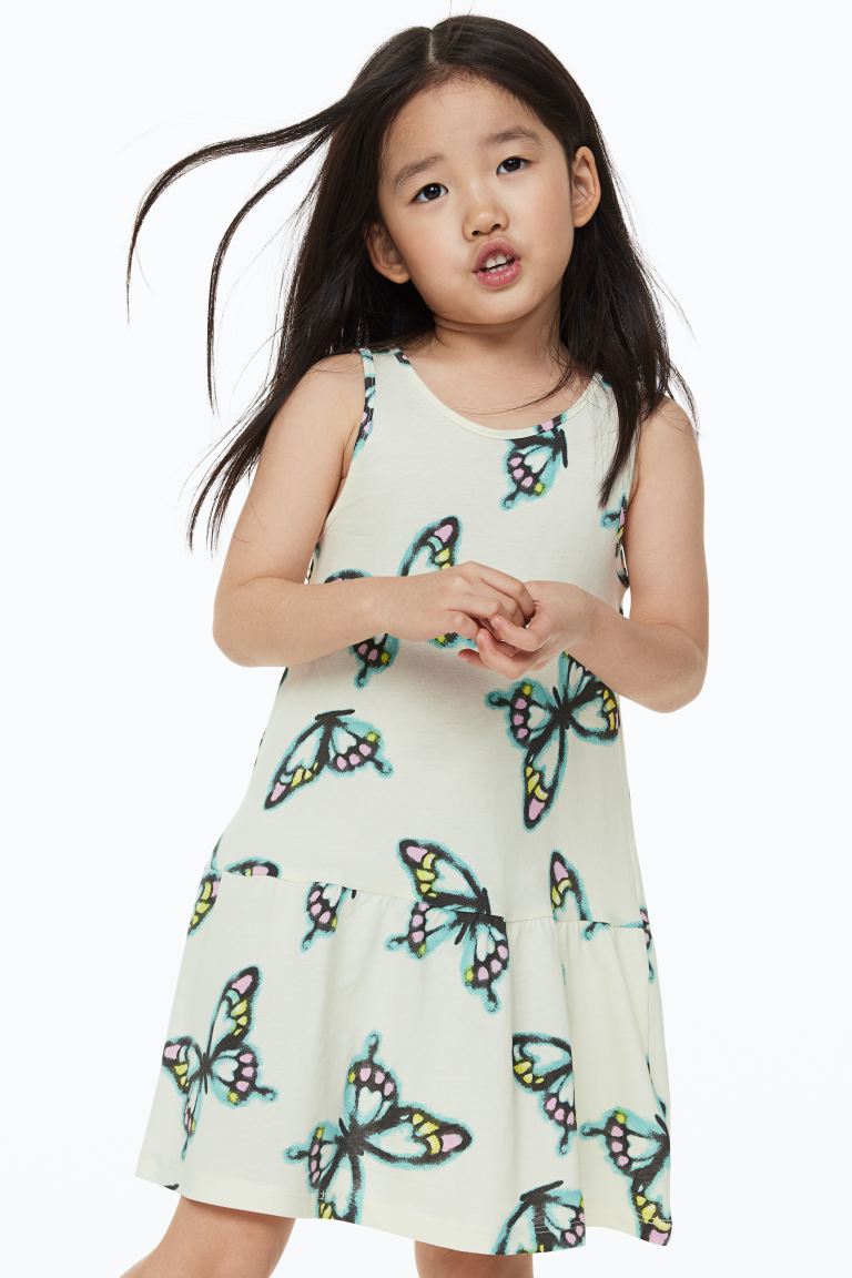 Vestido H&M niña mariposas verdes – Kima Shop HN