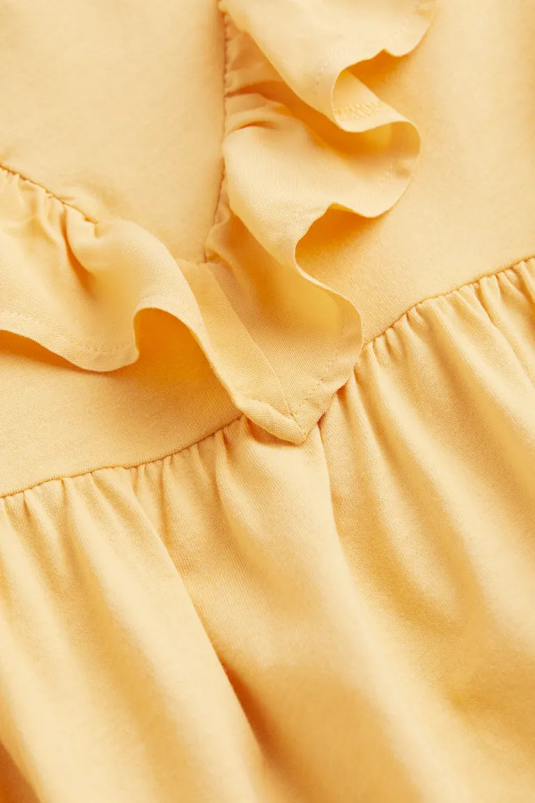Vestido Amarillo revuelos niña H&M promo 2x1000