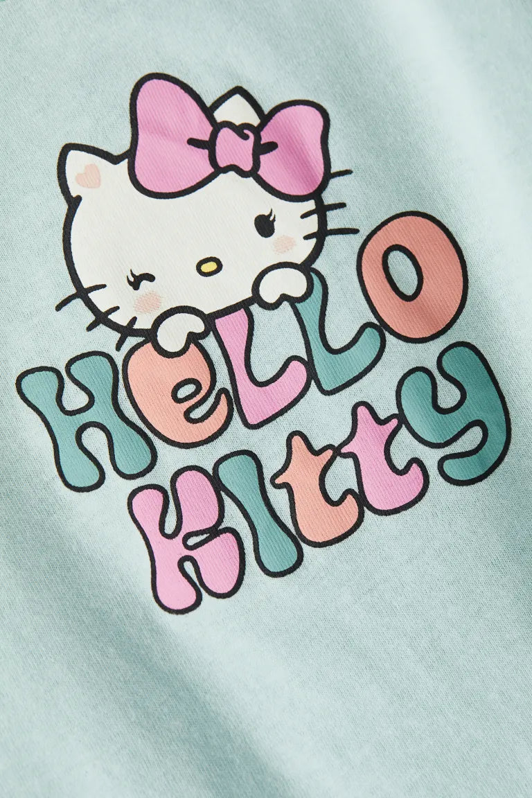 Camisa  Hello Kitty verde niña H&M