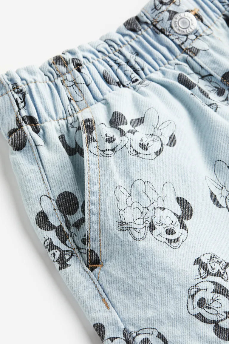 Short jeans azul minnie H&M niña 70225904
