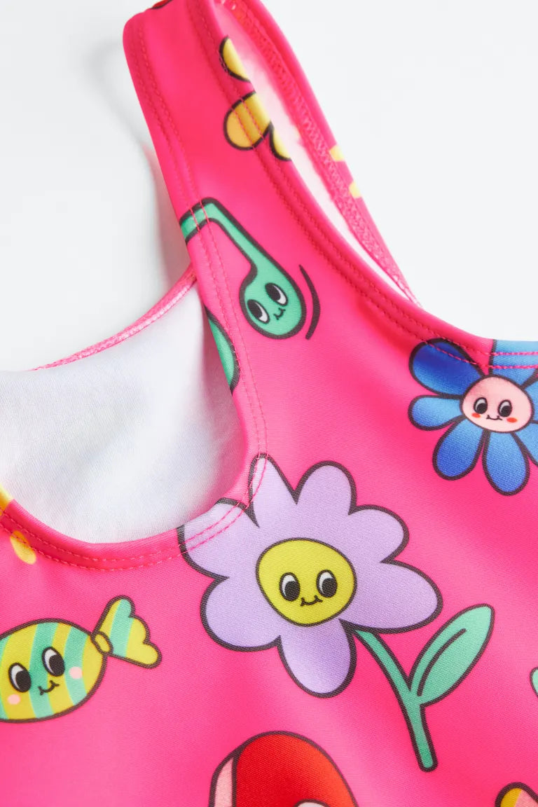 Traje de baño rosado niña H&M