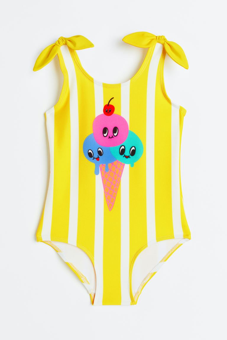 Traje de baño amarillo niña H&M