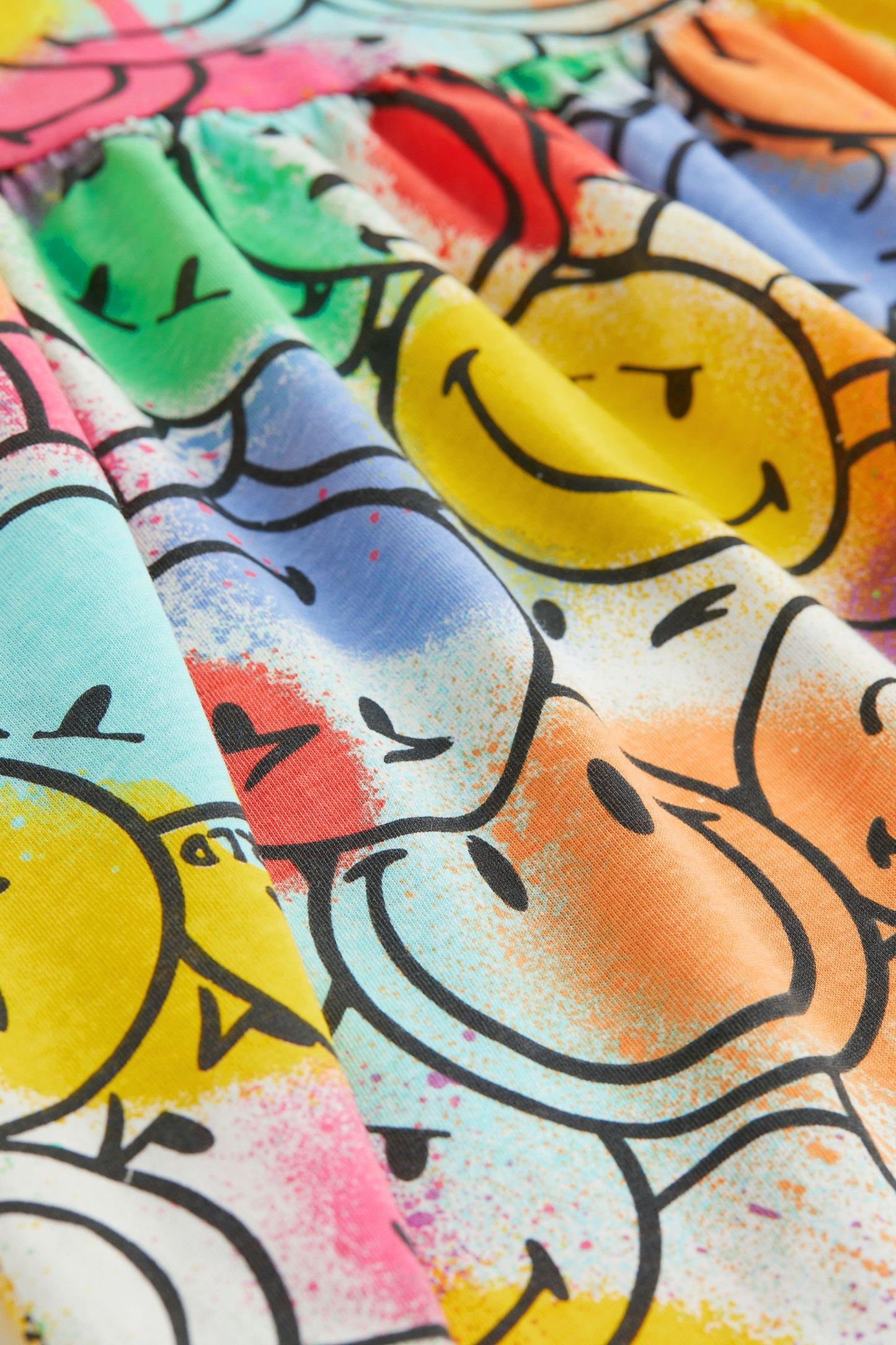 Vestido niña H&M cara feliz carita feliz colores promo 3x1000