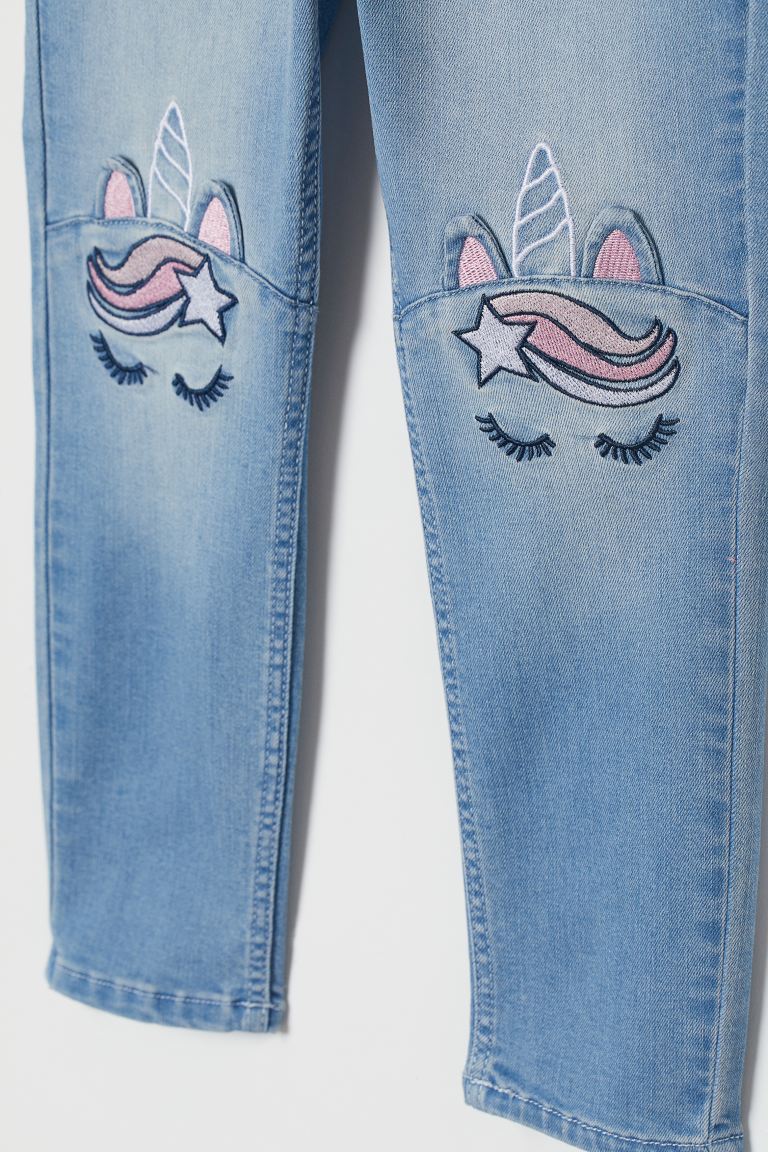 Pantalon Jeans niña H&M Unicornio 047280 promo 3x1000