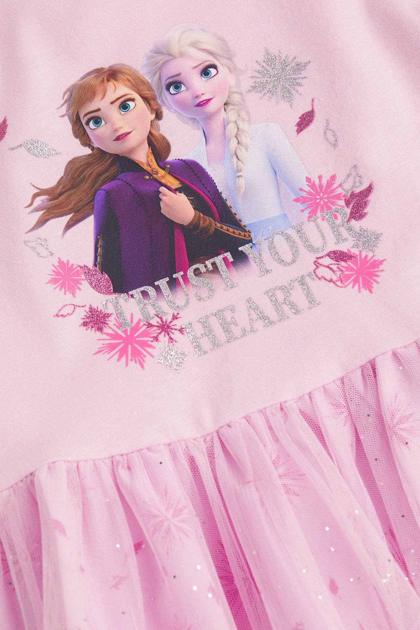 Vestido rosado niña Disney H&M Frozen