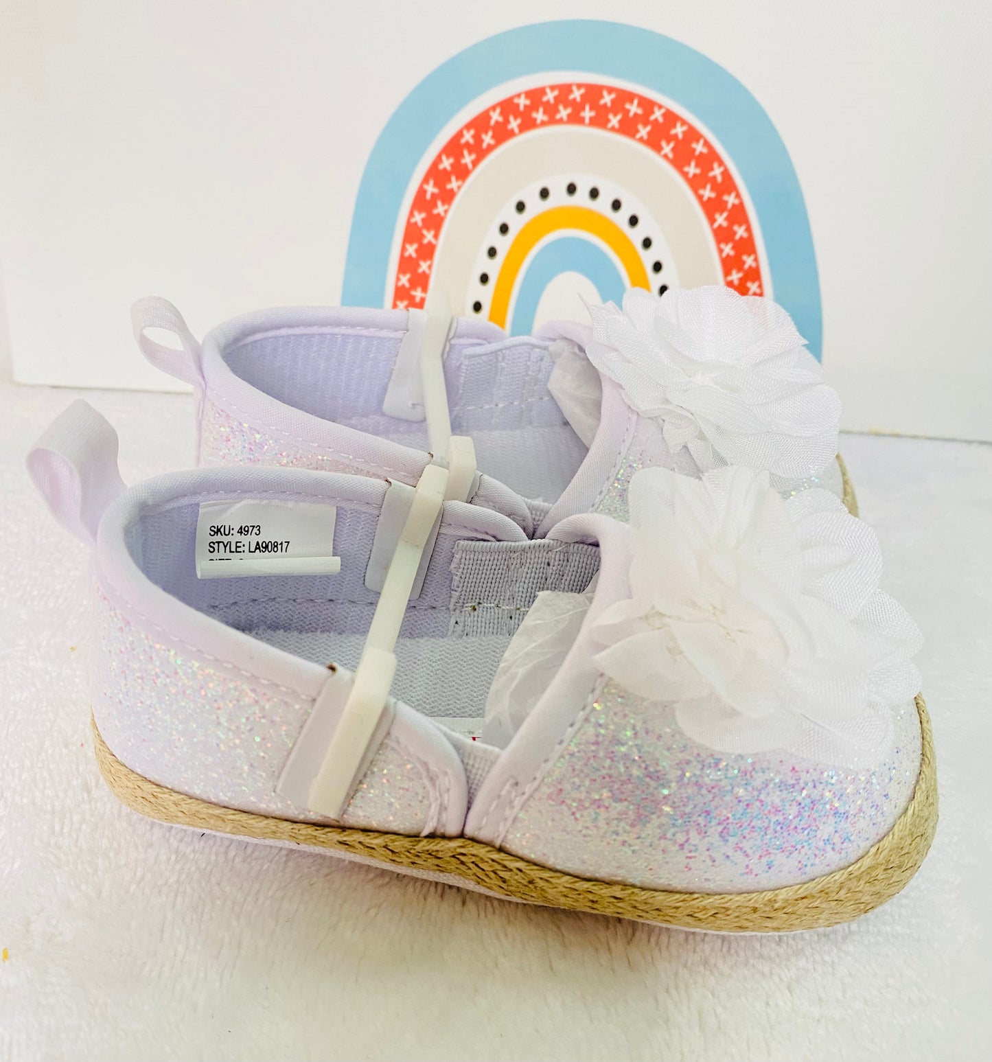 Zapatillas blancas bebé niña promo 3x1000