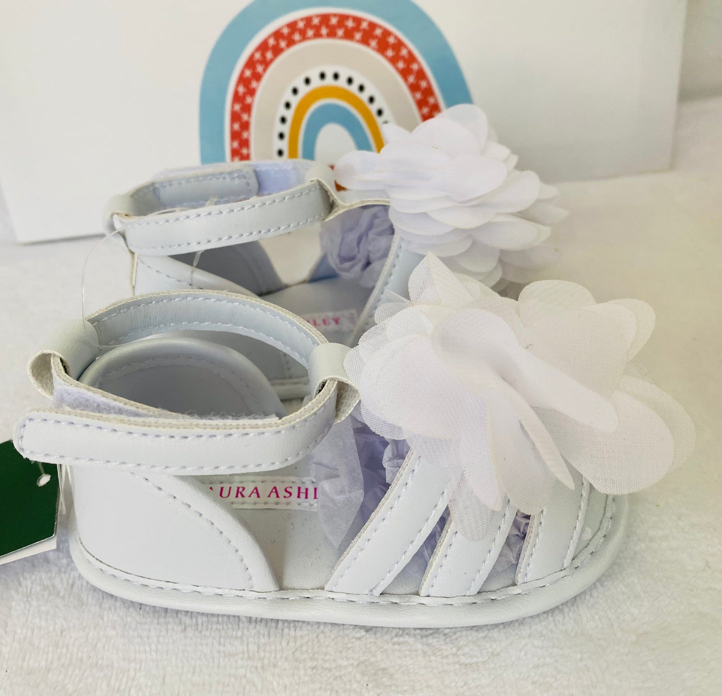 Sandalias blancas bebé niña promo 3x1000