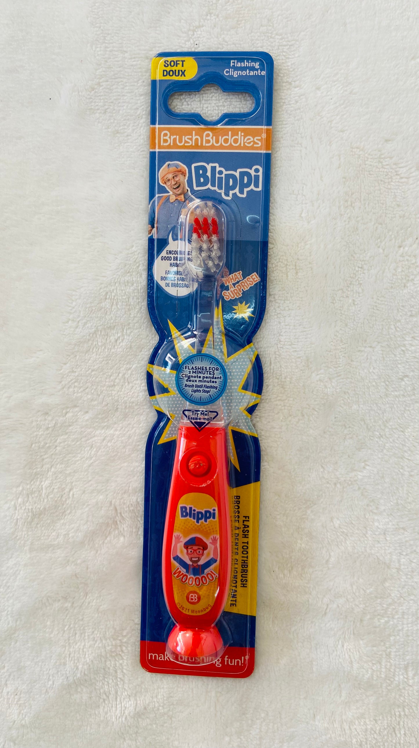 Cepillo Blippi rojo