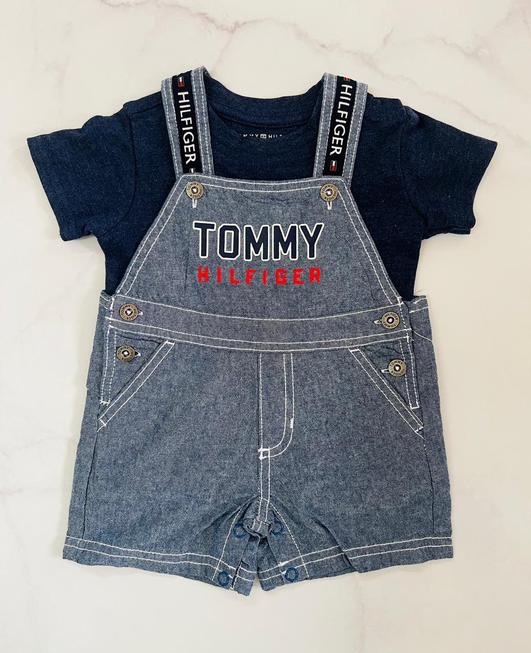 Overall Set 2 piezas Tommy Hilfiger bebe niño