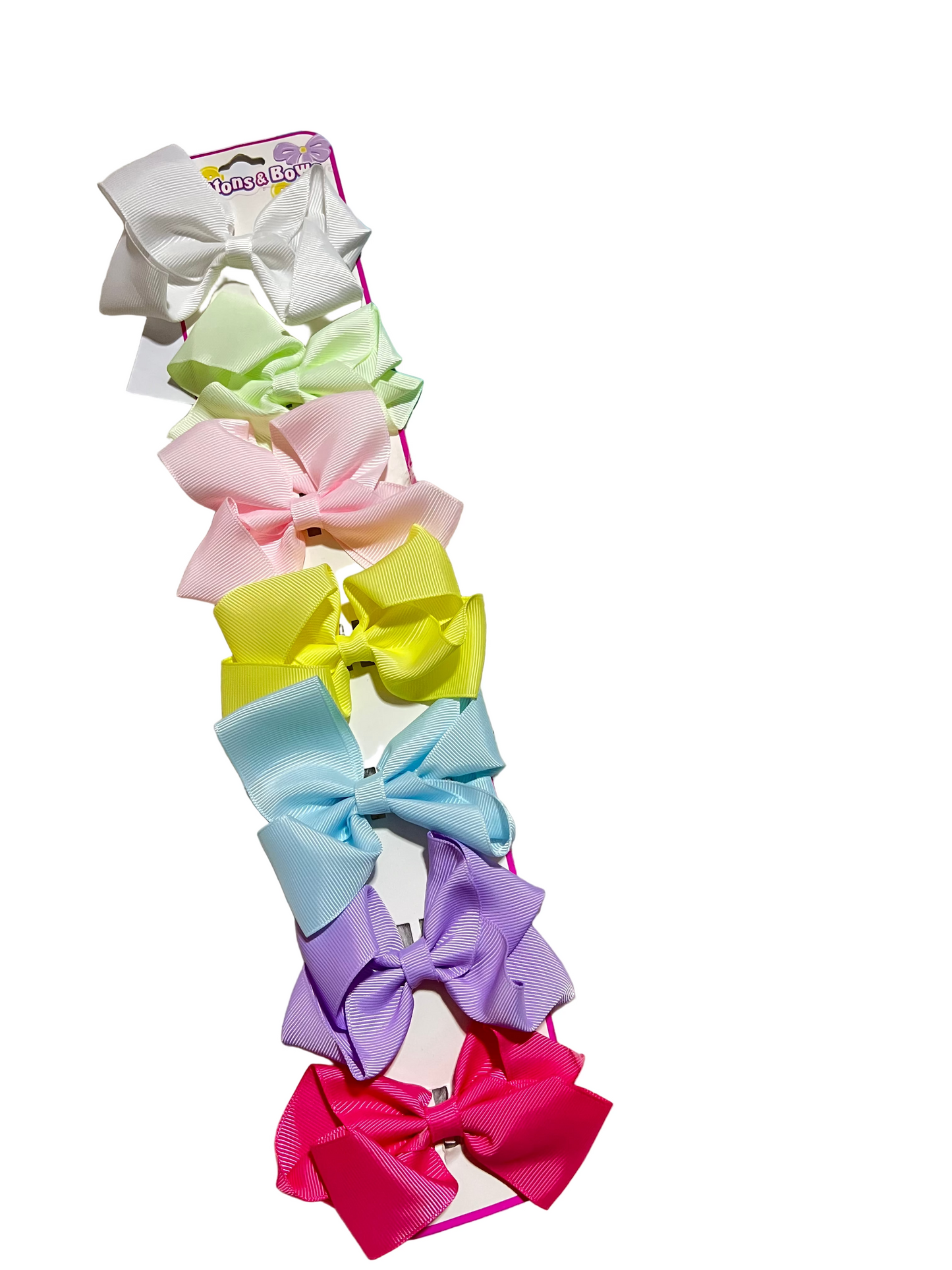 Set 7 ganchos niña accesorios promo 3x1000
