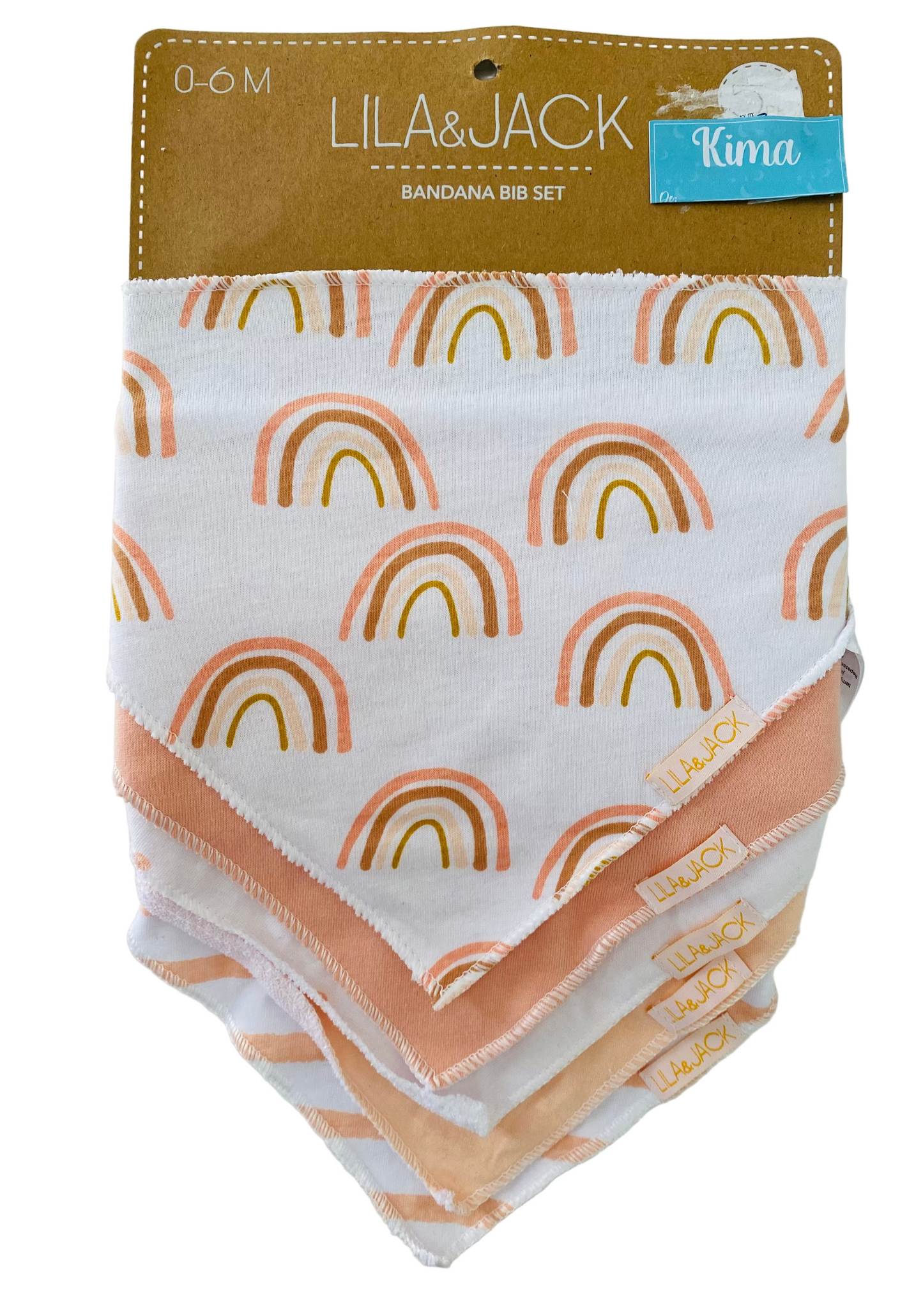 Set Baberos tipo pañuelo Lila&Jack bebe